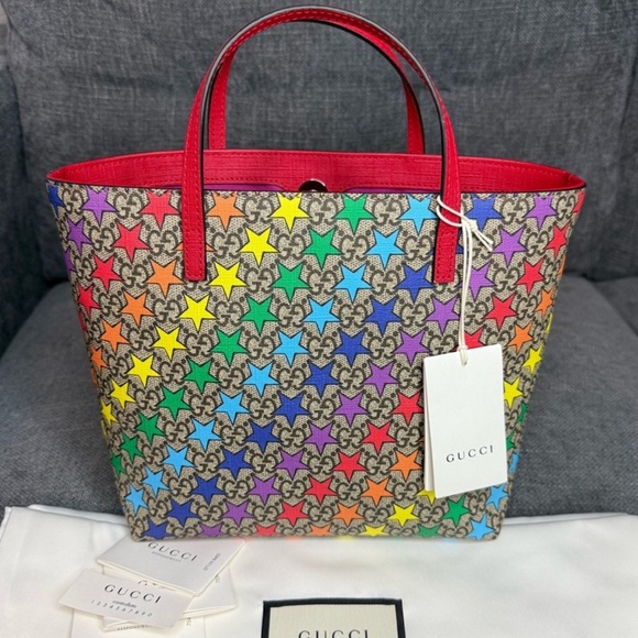Gucci Handbags - GUCCI stars kids tote bag